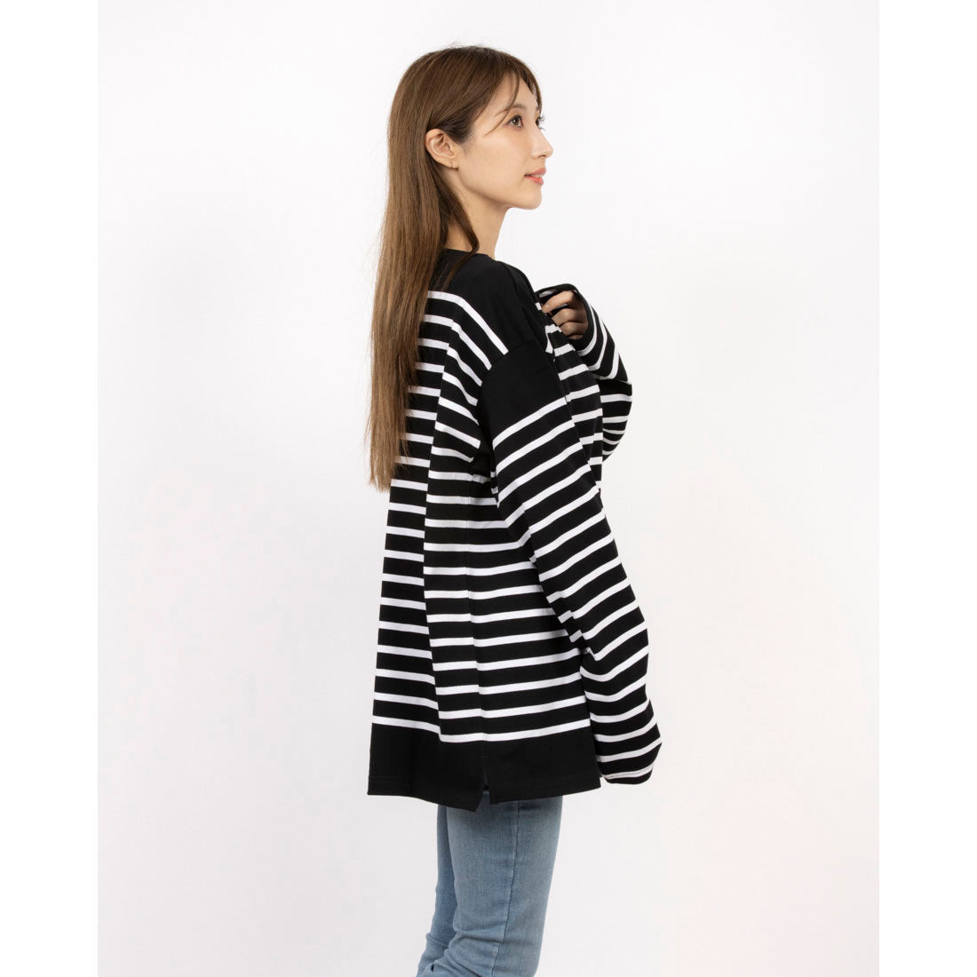 モン ケメル MONT KEMMEL MONT KEMMEL BASQUE SHIRTS 30/2 JERSEY BORDERモンケメル バスクシャツ （ブラック×ホワイト） ブラック×ホワイト