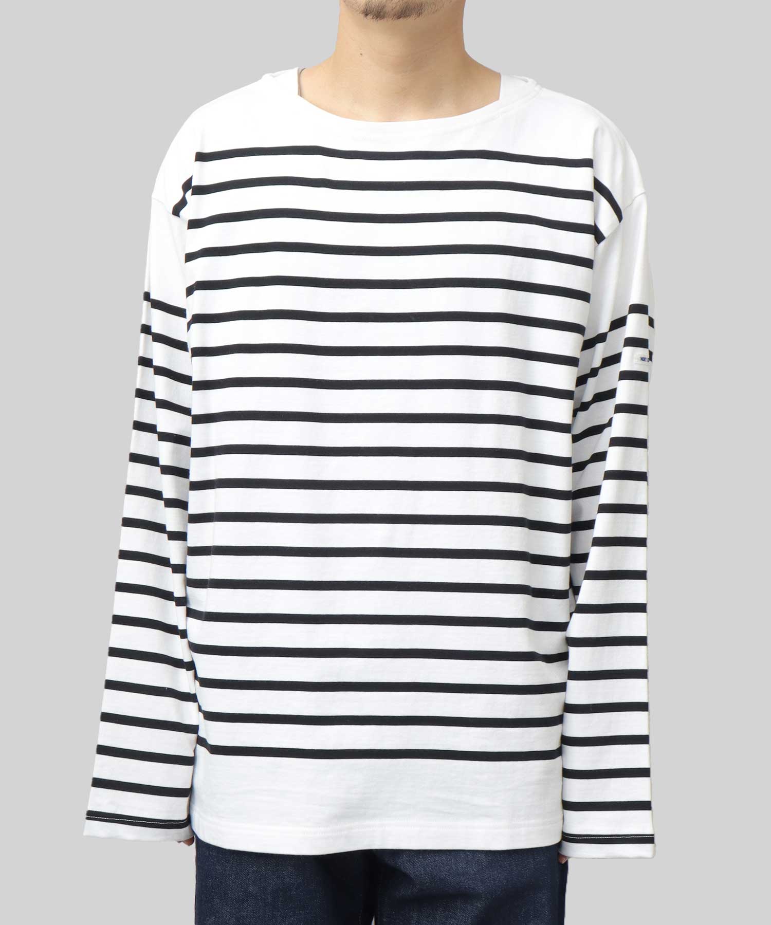 Mont KEMMEL Basque Shirt Border Oversized Long Sleeve T-Shirt Men's Large Size