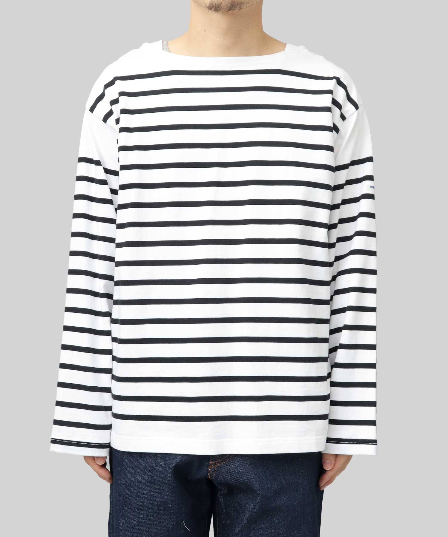 Mont KEMMEL Basque Shirt Border Oversized Long Sleeve T-Shirt Men's Large Size