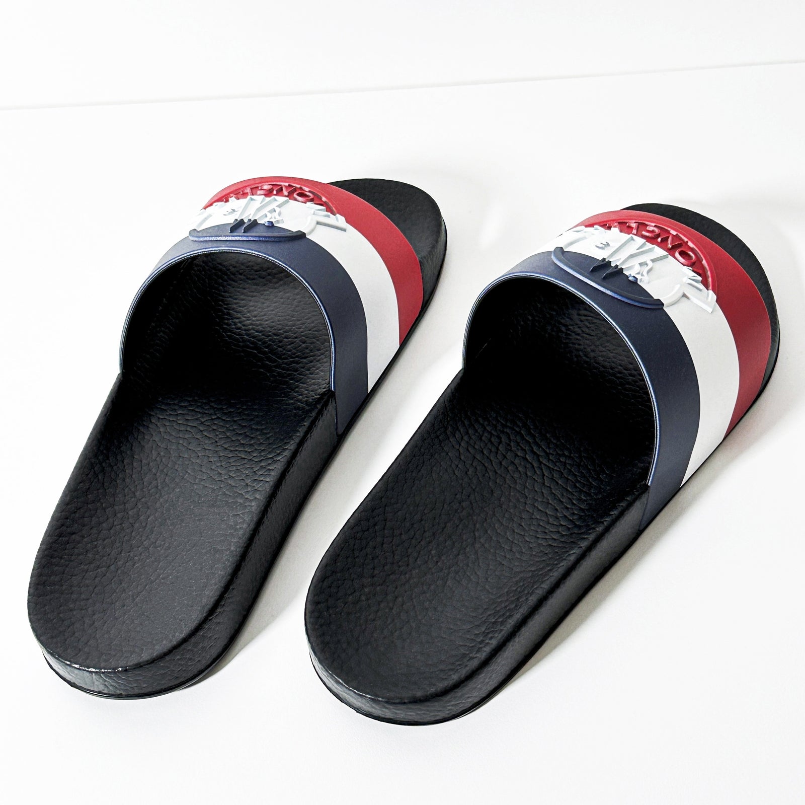 モンクレール MONCLER MONCLER BASILE トリコロール サンダル 4C0002001A49 ブラック メンズ （ブラック） ブラック