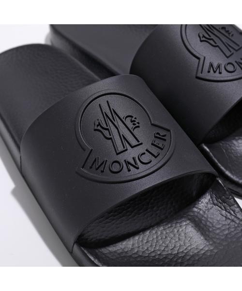 モンクレール MONCLER MONCLER シャワーサンダル BASILE 4C00020 M2999 （999/ブラック） 999/ブラック