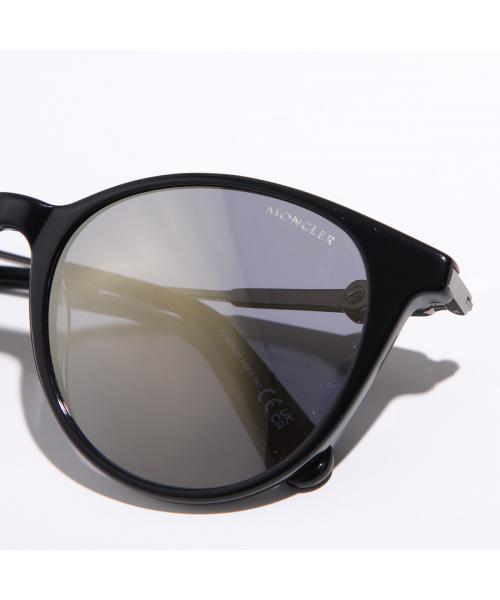 モンクレール MONCLER MONCLER サングラス ML0226 ボストン型 ミラーレンズ （01C/ブラック×シルバー） 01C/ブラック×シルバー