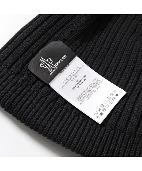 モンクレール MONCLER MONCLER GRENOBLE ニット帽 3B00014 04761 ウール （999/ブラック） 999/ブラック