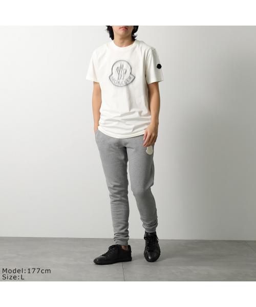 モンクレール MONCLER MONCLER Tシャツ 8C00004 89A17 クルーネック 半袖 （999/ブラック） 999/ブラック
