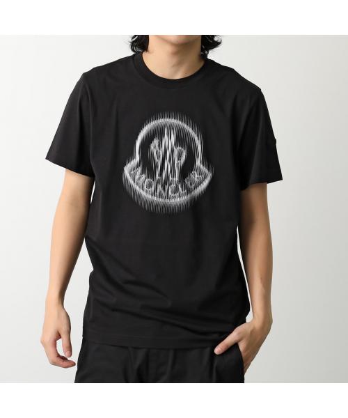 モンクレール MONCLER MONCLER Tシャツ 8C00004 89A17 クルーネック 半袖 （999/ブラック） 999/ブラック