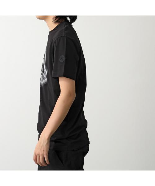 モンクレール MONCLER MONCLER Tシャツ 8C00004 89A17 クルーネック 半袖 （999/ブラック） 999/ブラック