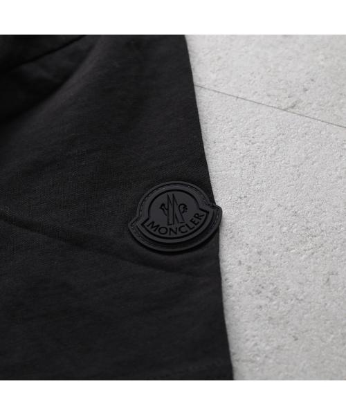 モンクレール MONCLER MONCLER Tシャツ 8C00004 89A17 クルーネック 半袖 （999/ブラック） 999/ブラック