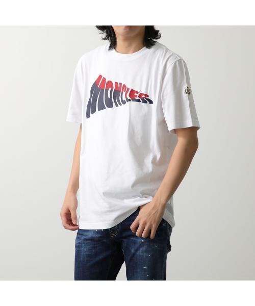 モンクレール MONCLER MONCLER Tシャツ 8C00058 89A17 クルーネック 半袖 （002/ホワイト） 002/ホワイト