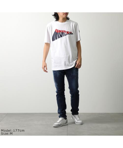 モンクレール MONCLER MONCLER Tシャツ 8C00058 89A17 クルーネック 半袖 （002/ホワイト） 002/ホワイト