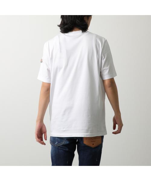 モンクレール MONCLER MONCLER Tシャツ 8C00058 89A17 クルーネック 半袖 （002/ホワイト） 002/ホワイト