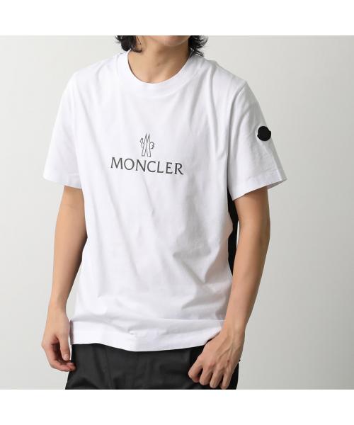 モンクレール MONCLER MONCLER Tシャツ 8C00024 829H8 クルーネック 半袖 （001/ホワイト） 001/ホワイト