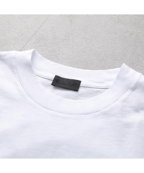 モンクレール MONCLER MONCLER Tシャツ 8C00024 829H8 クルーネック 半袖 （001/ホワイト） 001/ホワイト