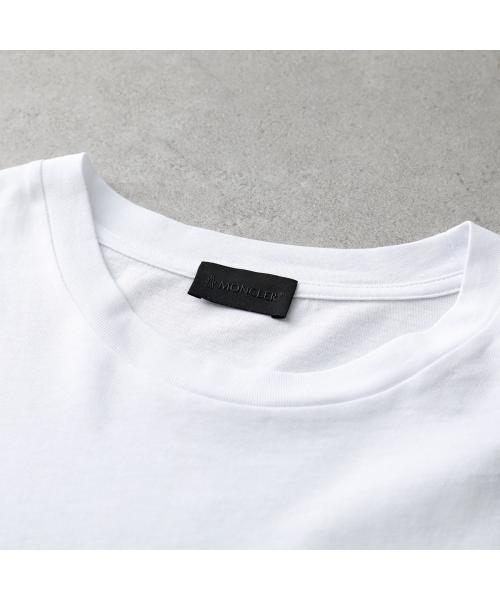 モンクレール MONCLER MONCLER Tシャツ 8C00022 829H8 半袖 カットソー （001/ホワイト） 001/ホワイト
