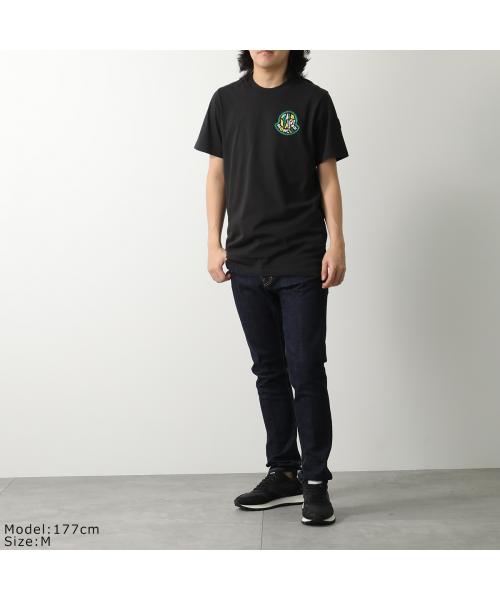 モンクレール MONCLER MONCLER Tシャツ 8C00017 8390T 半袖 カットソー （998/ブラック） 998/ブラック