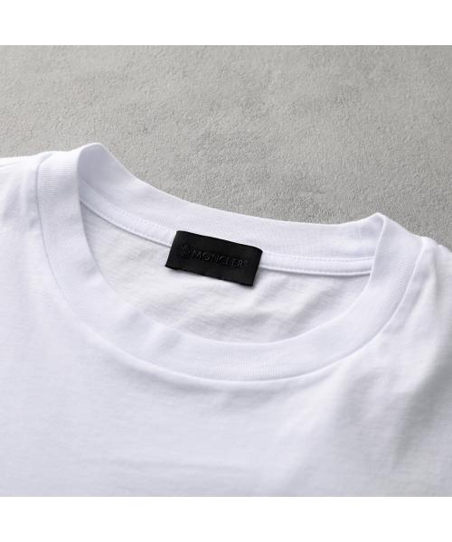 モンクレール MONCLER MONCLER Matt Black Tシャツ 8C00029 89A17 半袖 （001/ホワイト） 001/ホワイト