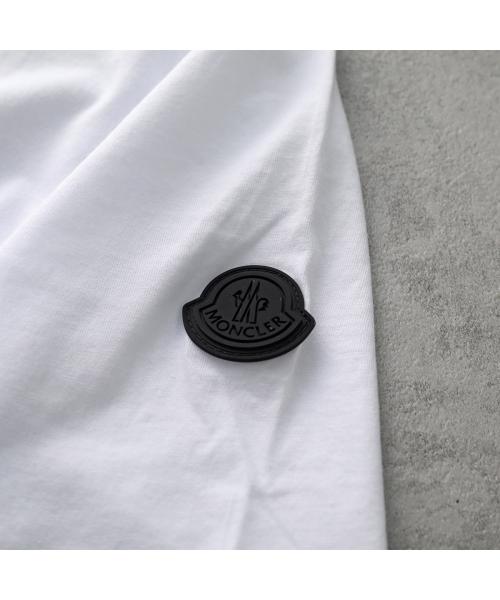 モンクレール MONCLER MONCLER Matt Black Tシャツ 8C00029 89A17 半袖 （001/ホワイト） 001/ホワイト