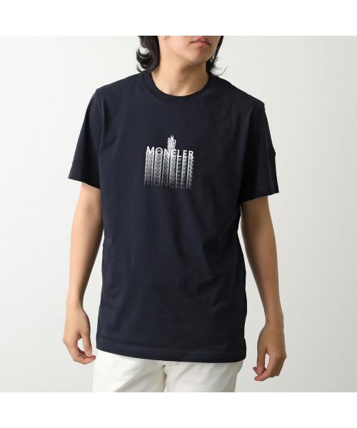 モンクレール MONCLER MONCLER Matt Black Tシャツ 8C00029 89A17 半袖 （001/ホワイト） 001/ホワイト