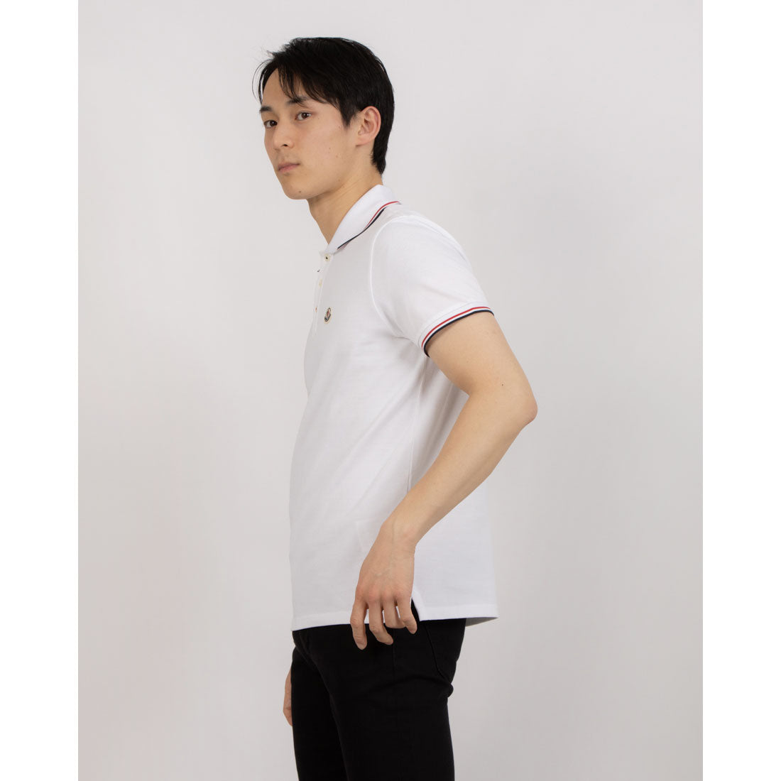 モンクレール MONCLER SS POLO ポロシャツ （ホワイト） ホワイト