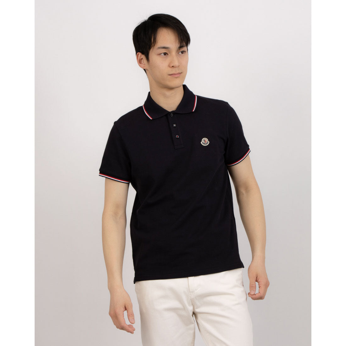 モンクレール MONCLER SS POLO ポロシャツ （ブルー） ブルー