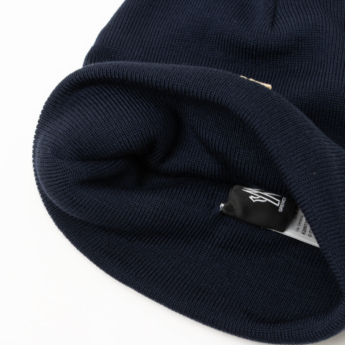 モンクレール MONCLER Wool Beanie ニット帽 （ネイビー） ネイビー