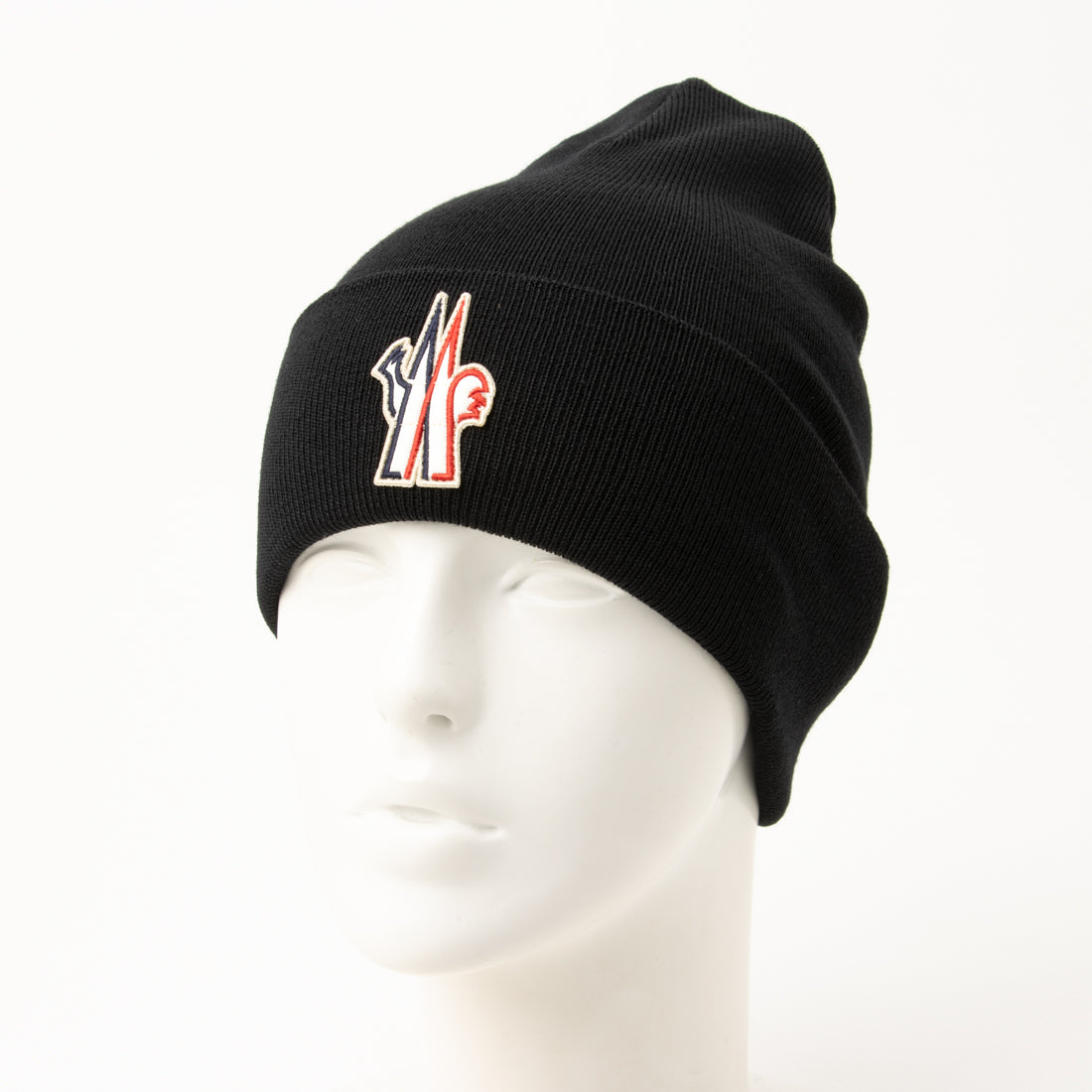 モンクレール MONCLER Wool Beanie ニット帽 （ネイビー） ネイビー