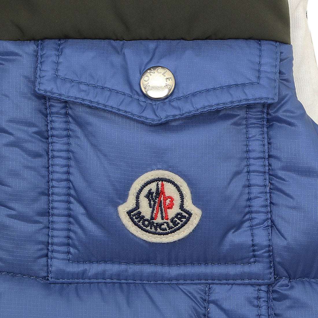 Moncler Moncler嬰兒服裝兒童服裝最好的藍色嬰兒Moncler 1A00018 5967G 722