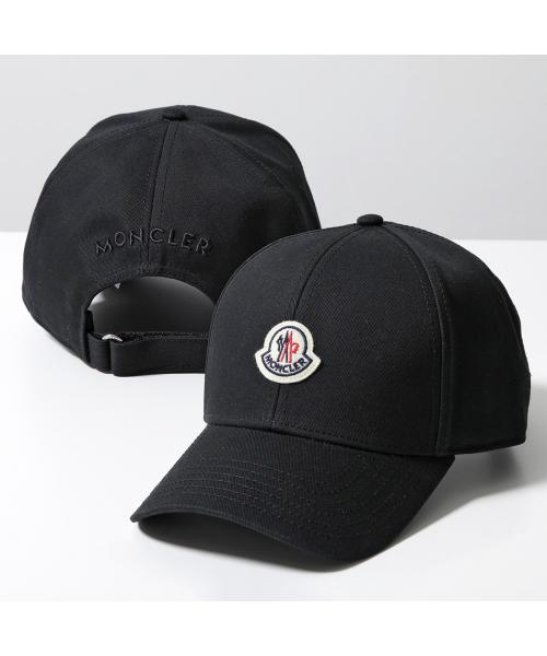 モンクレール MONCLER MONCLER ベースボールキャップ BASEBALL CAP 3B00039 04863 （999/ブラック） 999/ブラック