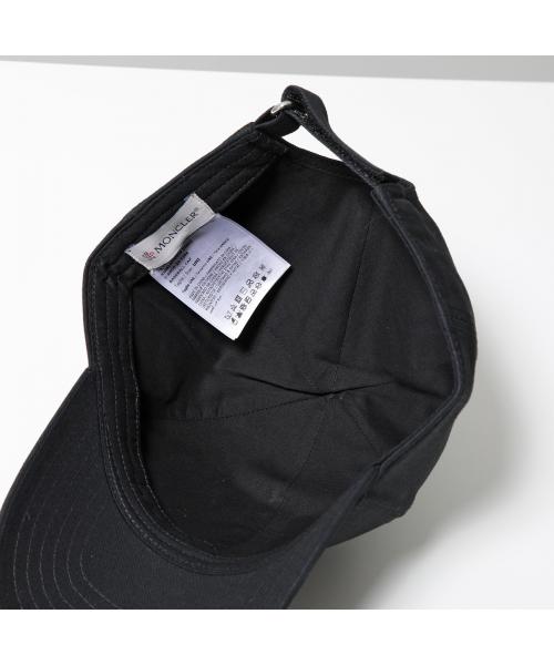 モンクレール MONCLER MONCLER ベースボールキャップ BASEBALL CAP 3B00039 04863 （999/ブラック） 999/ブラック