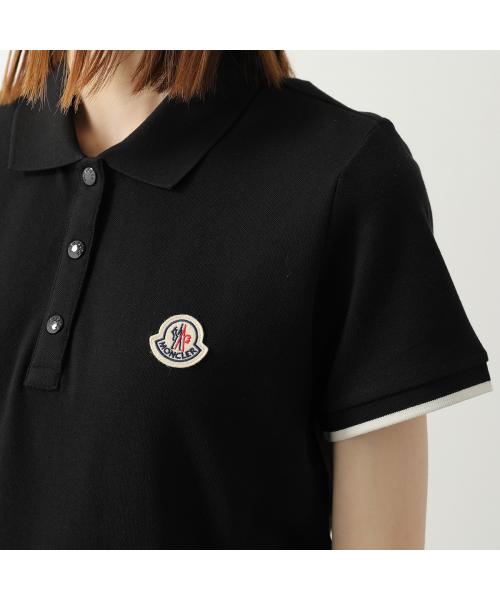 モンクレール MONCLER MONCLER ポロシャツ 8A00004 84720 コットンピケ ロゴパッチ （999/ブラック） 999/ブラック