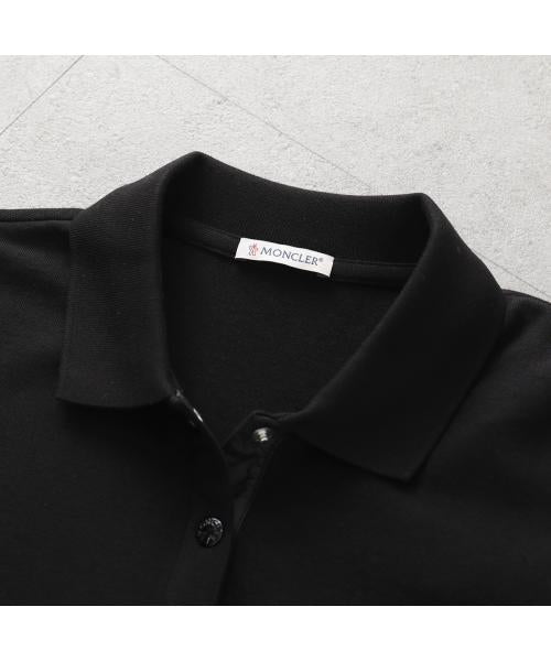 モンクレール MONCLER MONCLER ポロシャツ 8A00004 84720 コットンピケ ロゴパッチ （999/ブラック） 999/ブラック
