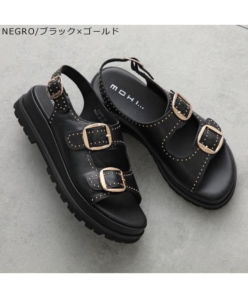 モヒ MOHI MOHI サンダル 22075 SETA （NEGRO/ブラック×シルバー） NEGRO/ブラック×シルバー
