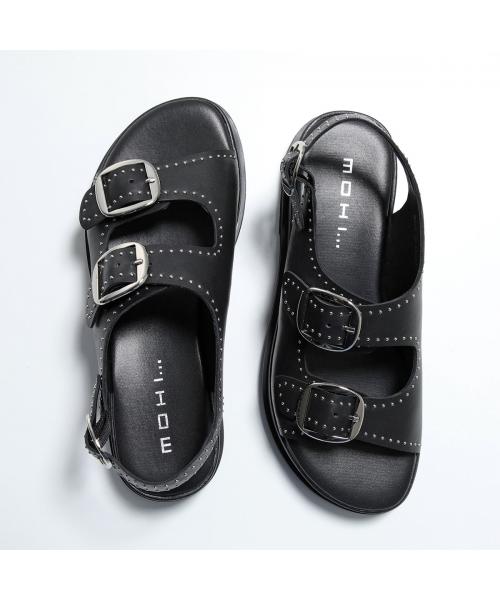 モヒ MOHI MOHI サンダル 22075 SETA （NEGRO/ブラック×シルバー） NEGRO/ブラック×シルバー