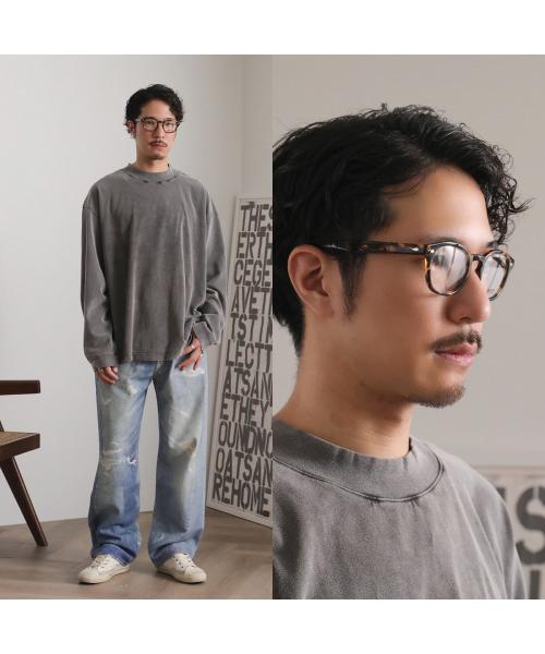モスコット MOSCOT MOSCOT メガネ LEMTOSH ウェリントン型 （GREY/クリアグレー） GREY/クリアグレー