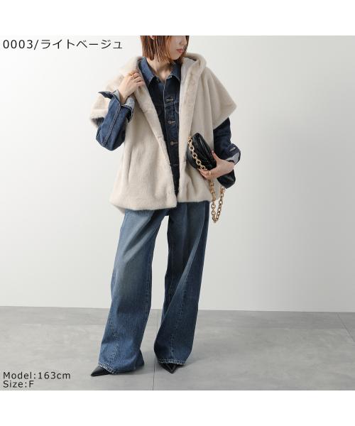 モニーレ MONILE MONiLE ファーベスト 040237 フェイクファー フード （0011/グレー） 0011/グレー