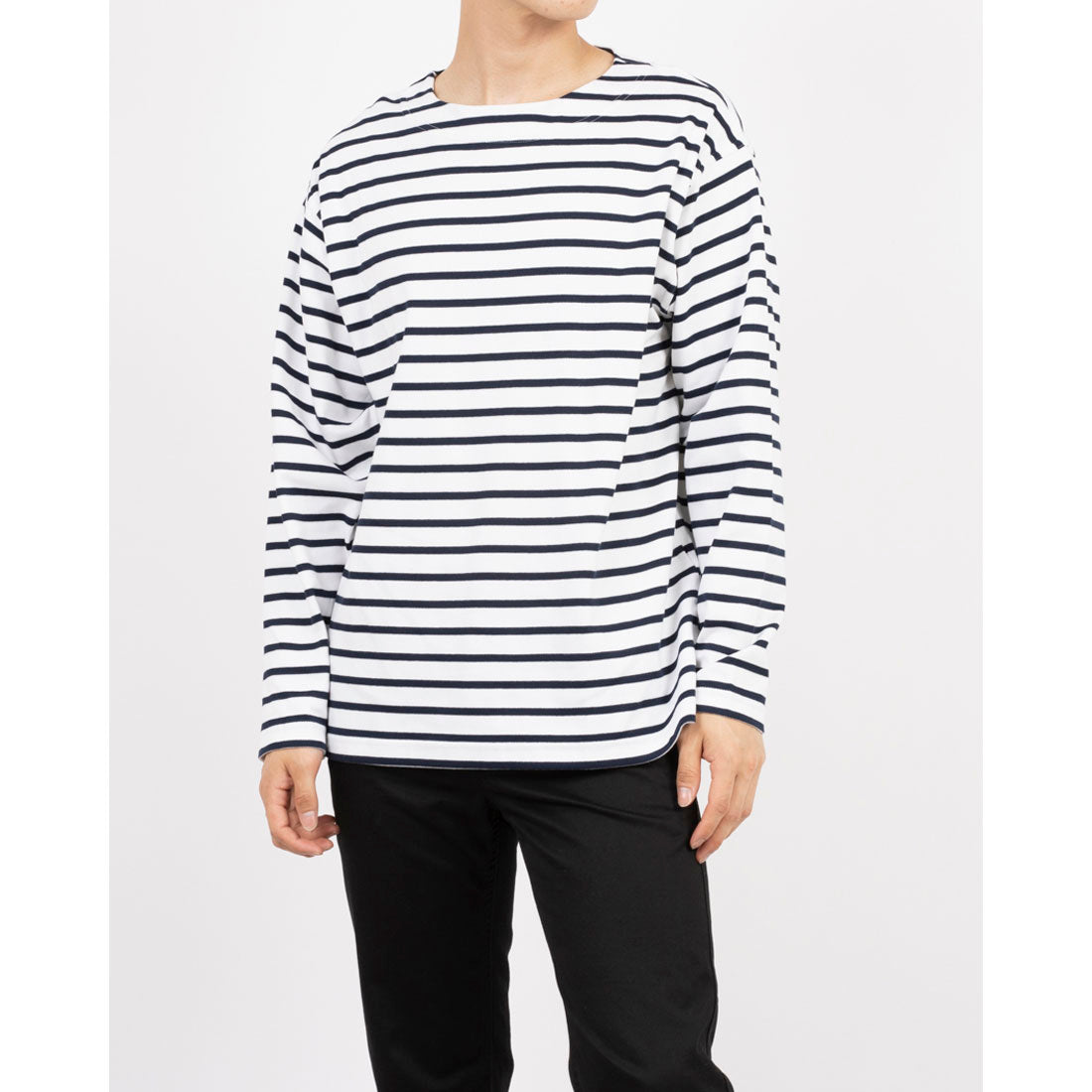 モダス modAS modAS BASQUES SHIRTS （ホワイト×ネイビー） ホワイト×ネイビー