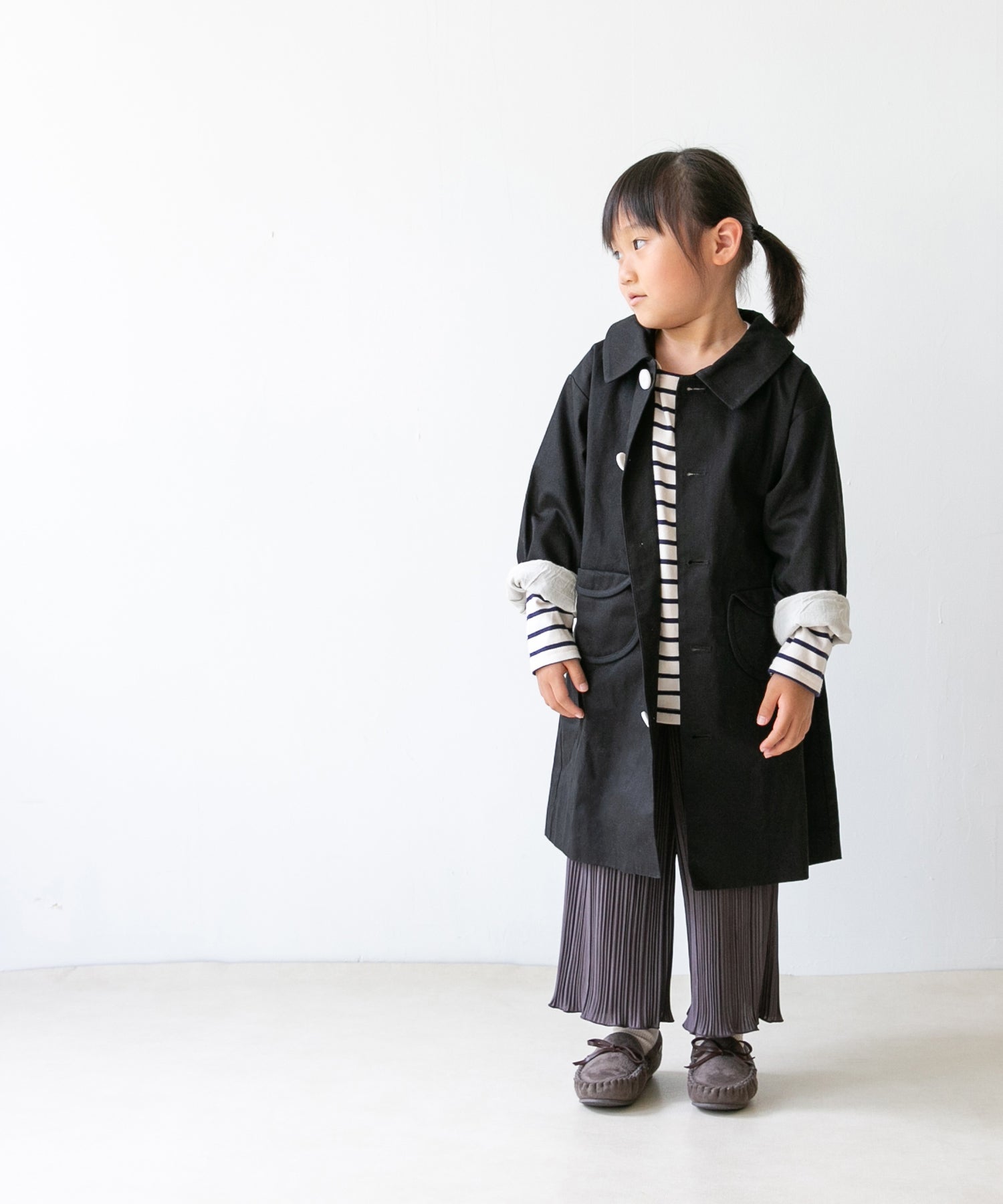 モーイモーイ mooimooi 撥水 キッズ リボンモカシン