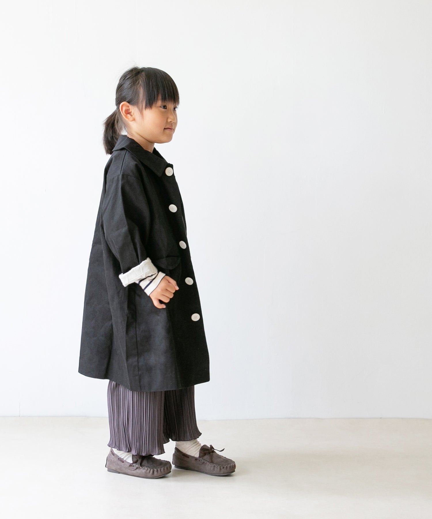 モーイモーイ mooimooi 撥水 キッズ リボンモカシン