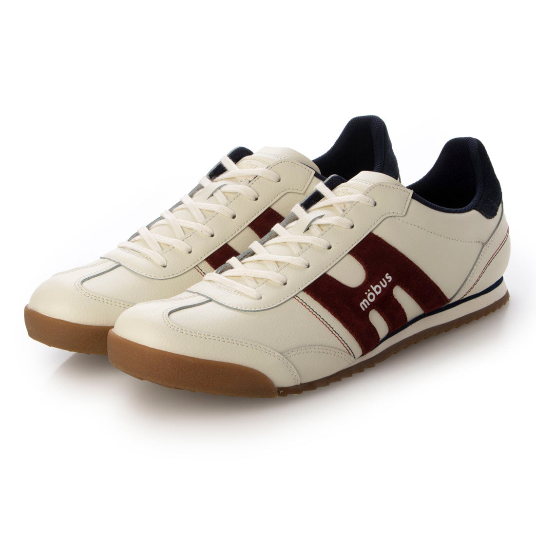 モーブス mobus VAREL2,CREAM/MAROON/NAVY
