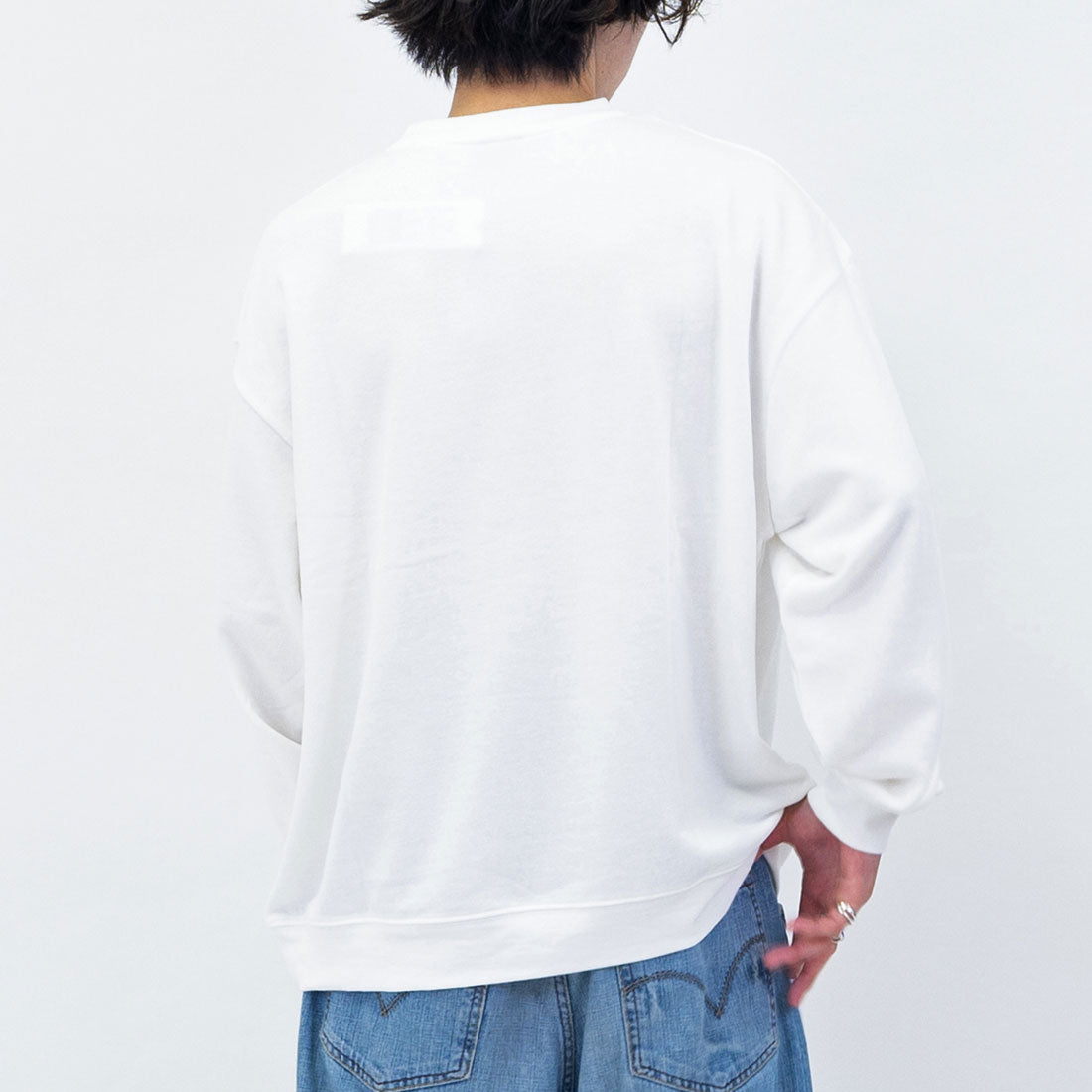 モディッシュガゼ MODISH GAZE 裏毛 クルーネック 長袖 BIG スウェット UNCLE