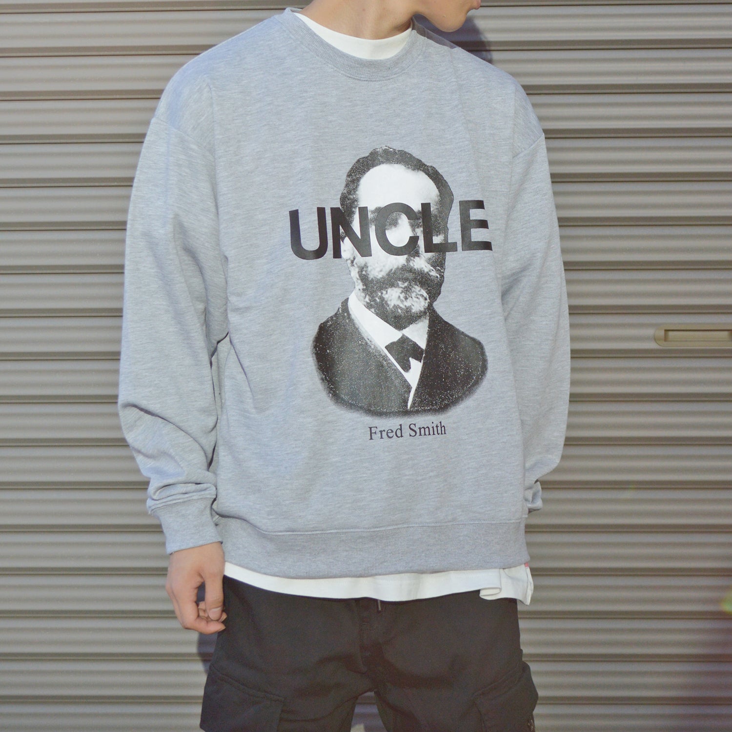 モディッシュガゼ MODISH GAZE 裏毛 クルーネック 長袖 BIG スウェット UNCLE