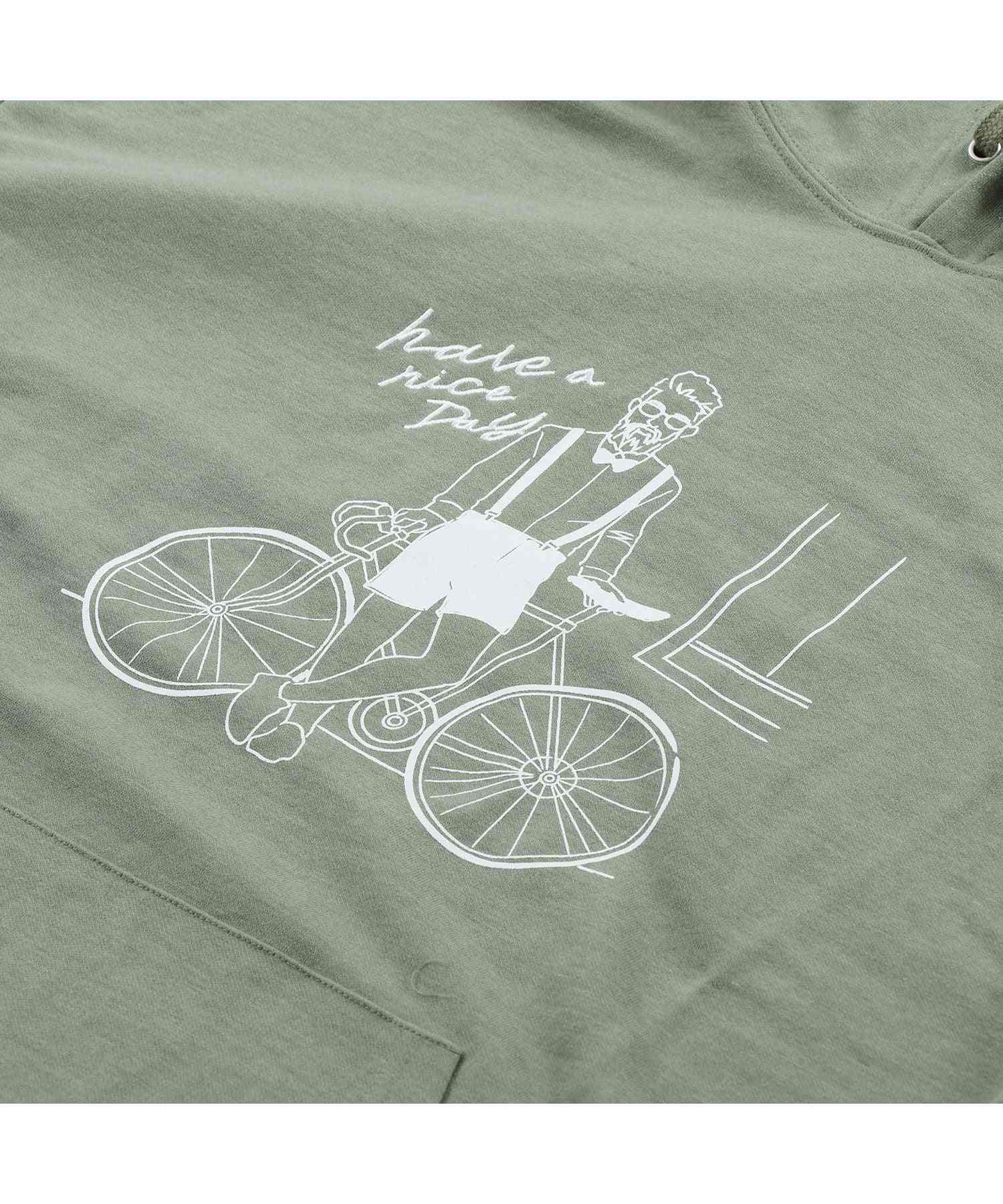 MODISH GAZE T/C PONCH Loose Line Drawing Print Pullover Parker