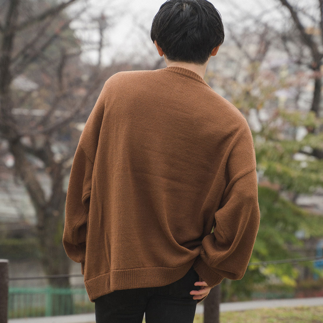 モディッシュガゼ MODISH GAZE ソフトタッチ オーバーサイズ ニット カーディガン ボレロ