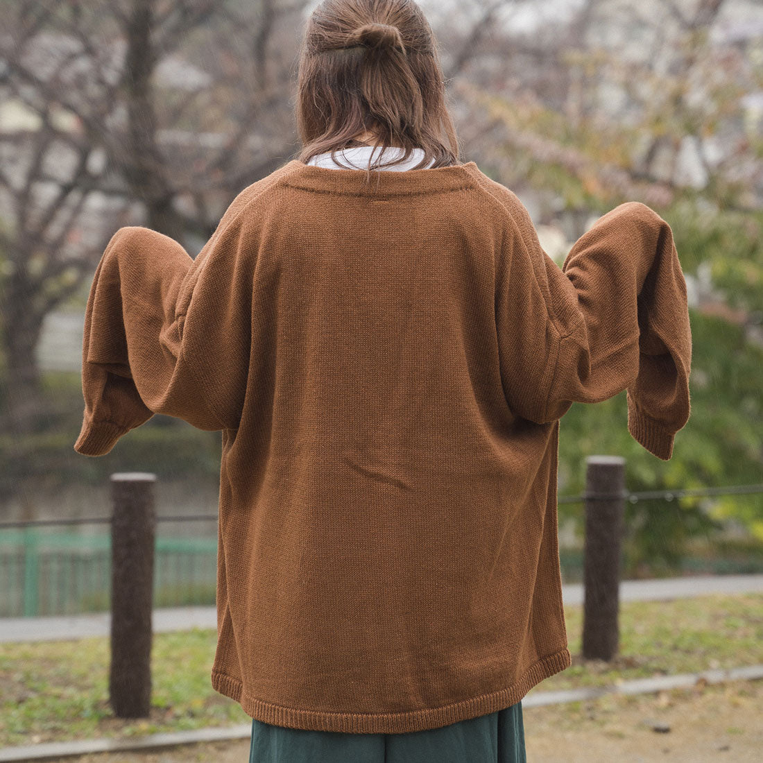 モディッシュガゼ MODISH GAZE ソフトタッチ オーバーサイズ ニット カーディガン ボレロ