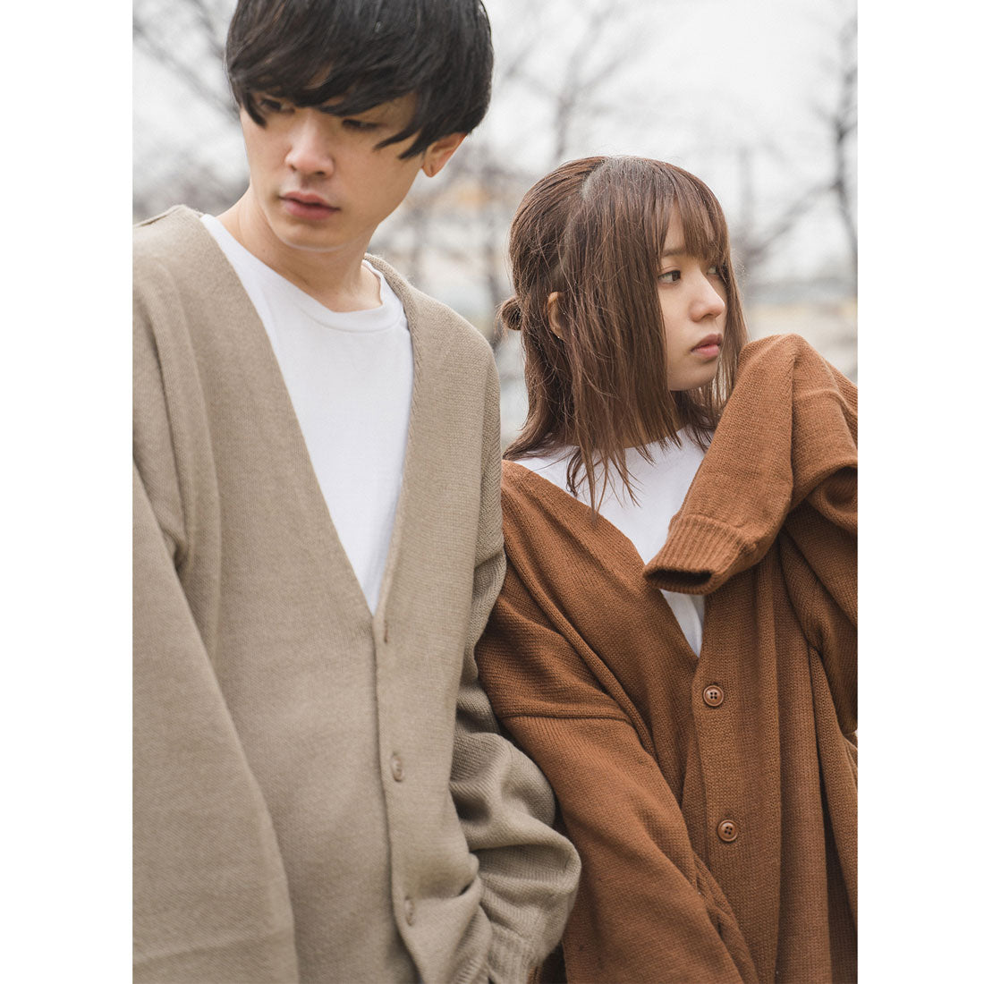 モディッシュガゼ MODISH GAZE ソフトタッチ オーバーサイズ ニット カーディガン ボレロ