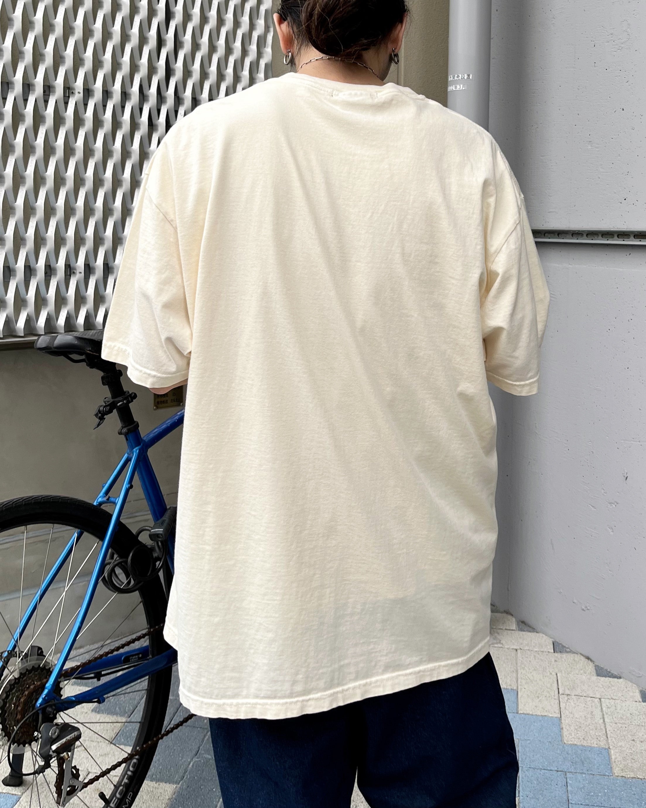 MODISH GAZE BACK TO NATURE Pigment Process Big Silhouette T-Shirt