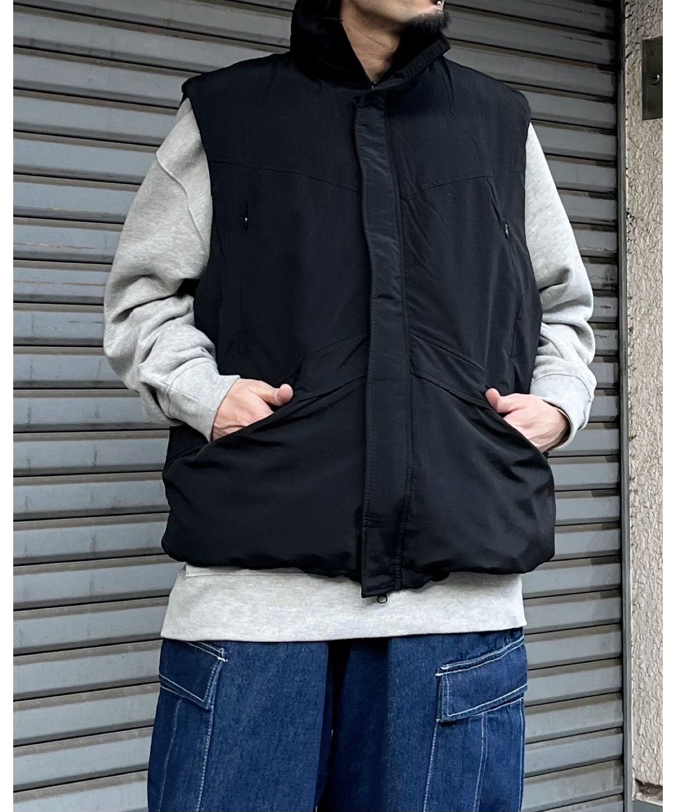 MODISH GAZE Nylon Washer Padded Military Vest
