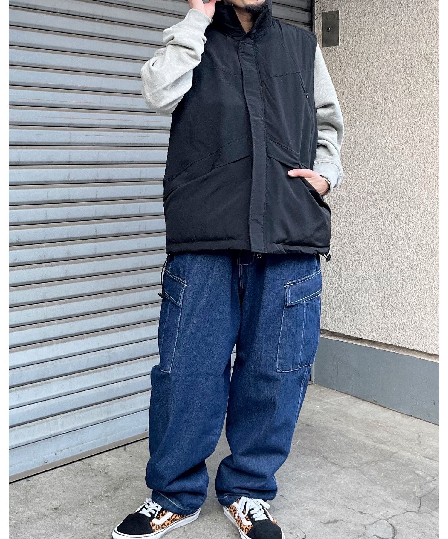 MODISH GAZE Nylon Washer Padded Military Vest