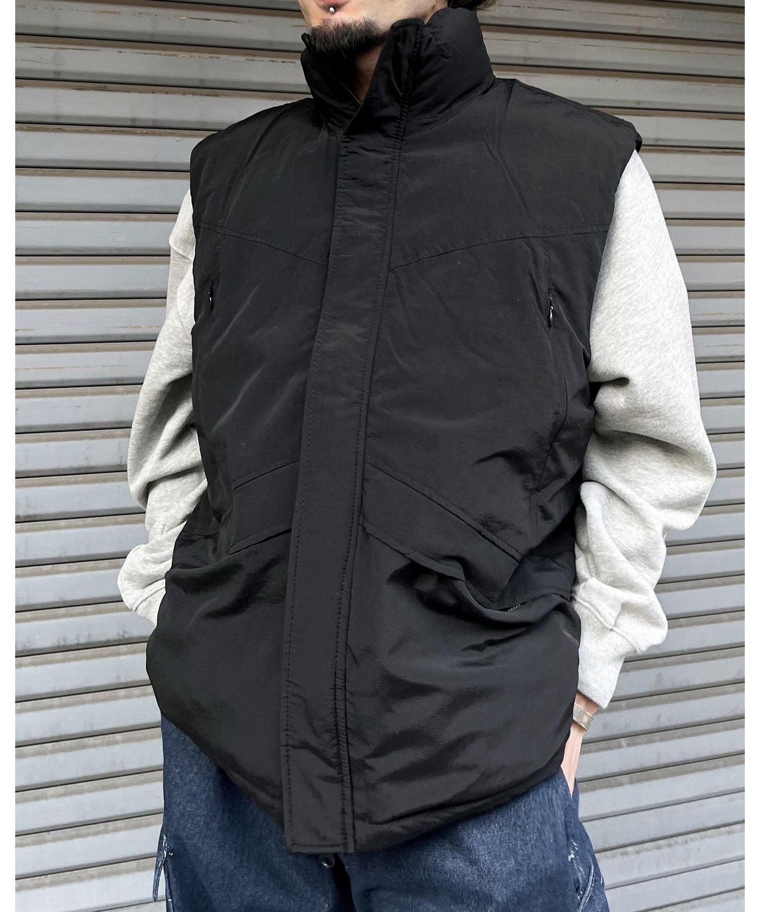 MODISH GAZE Nylon Washer Padded Military Vest