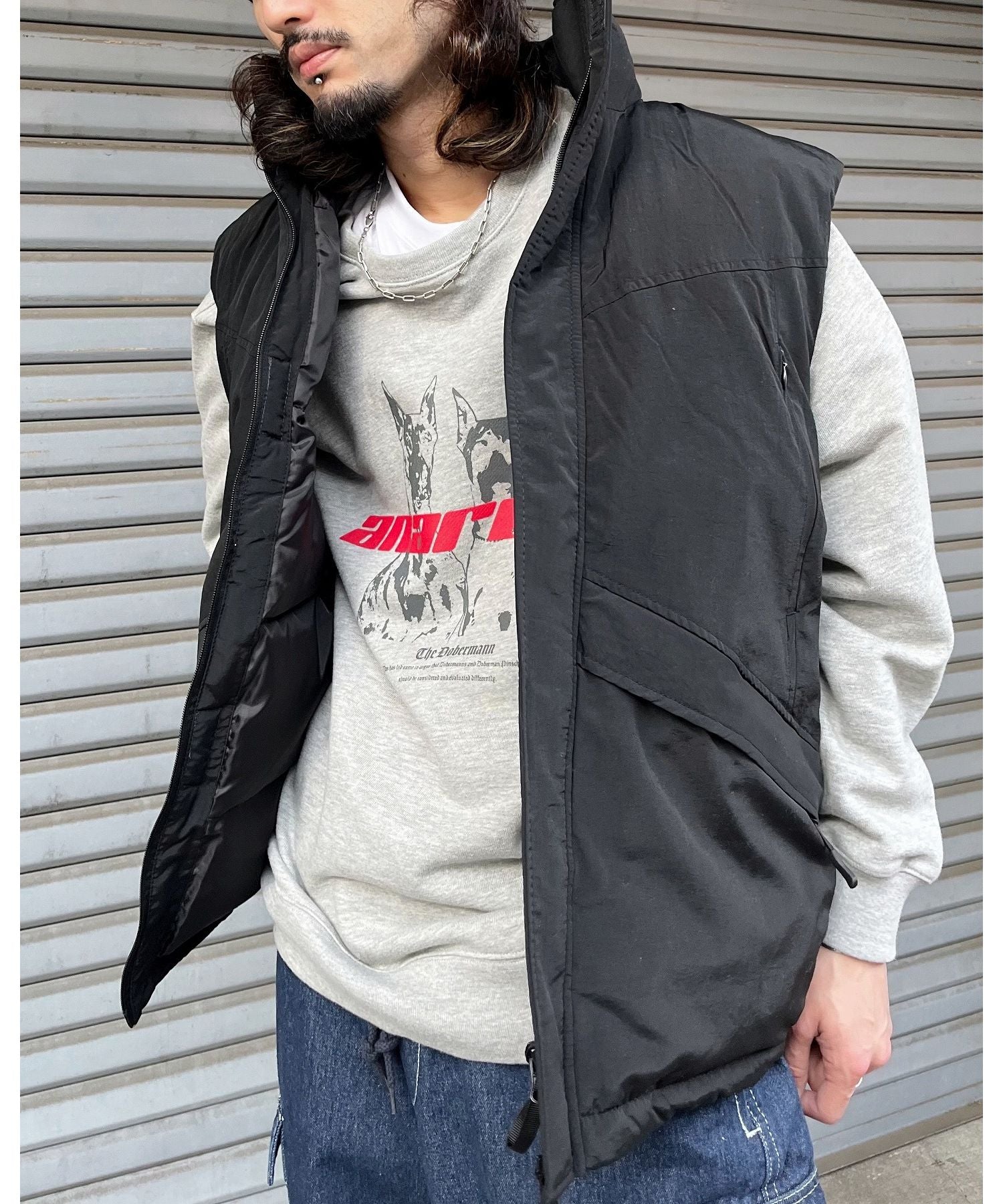 MODISH GAZE Nylon Washer Padded Military Vest