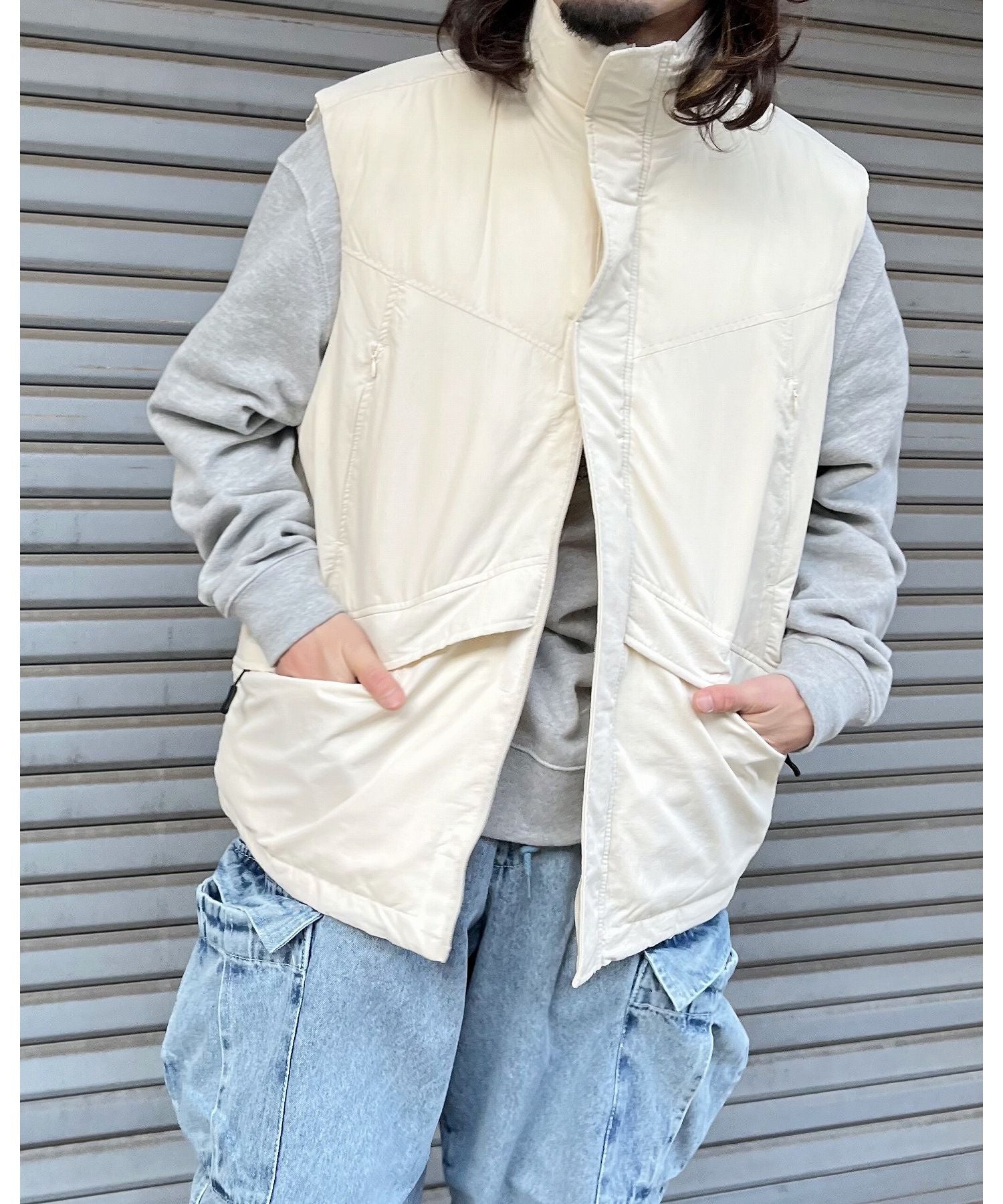 MODISH GAZE Nylon Washer Padded Military Vest